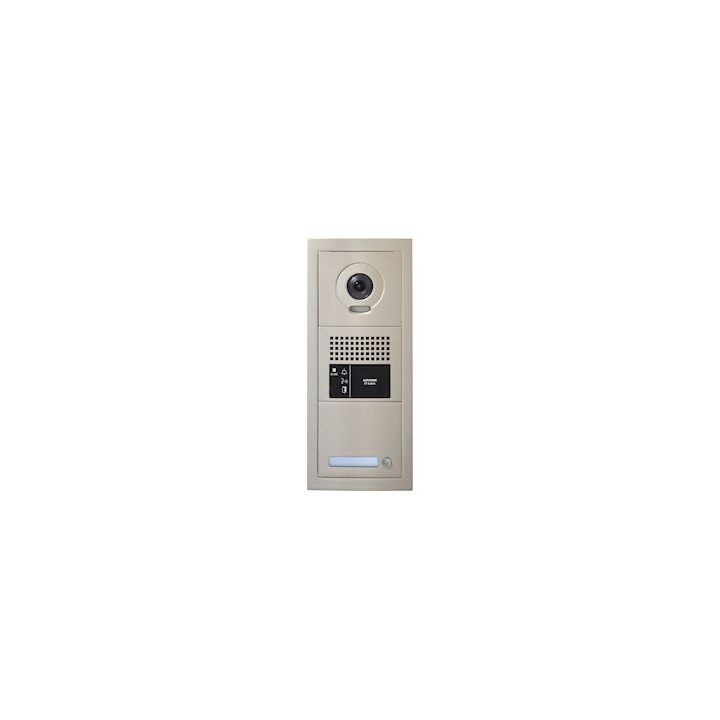 Platine Vidéo Modulaire 1 Bouton D'Appel, 2 Modules, Sans Boucle Magnétique