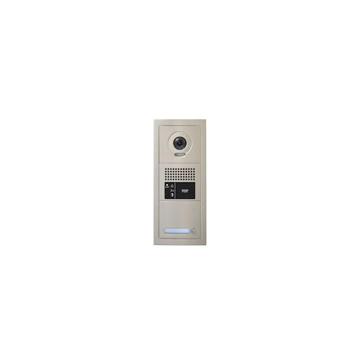 Platine Vidéo Modulaire 1 Bouton D'Appel, 2 Modules, San Boucle Magnétique
