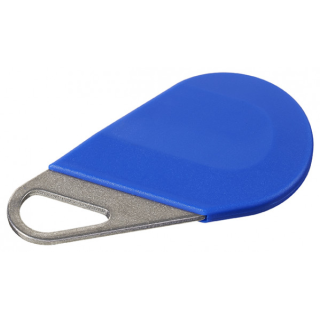 Badge HEXACT type porte clé Bleu