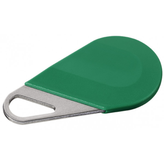 Badge HEXACT type porte clé Vert