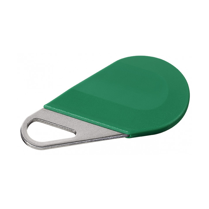 Badge HEXACT type porte clé Vert