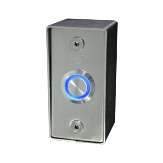 Bouton poussoir Inox ,NO/NF, avec anneau lumineux