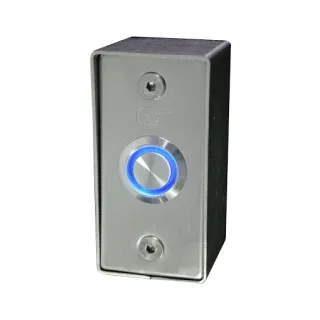 Bouton Poussoir Inox ,No/Nf, Avec Anneau Lumineux