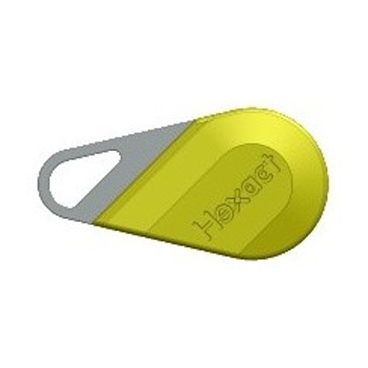 CLE badge HEXACT    V270-0454-XX  JAUNE