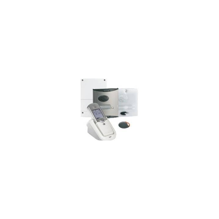 Kit interphone 1 log. (combiné+base secteur+badge+platine+coffre