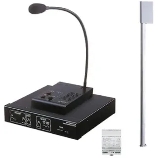Kit Interphone De Guichet Complet Avec Micro Et Tube Acoustique Avec Hp