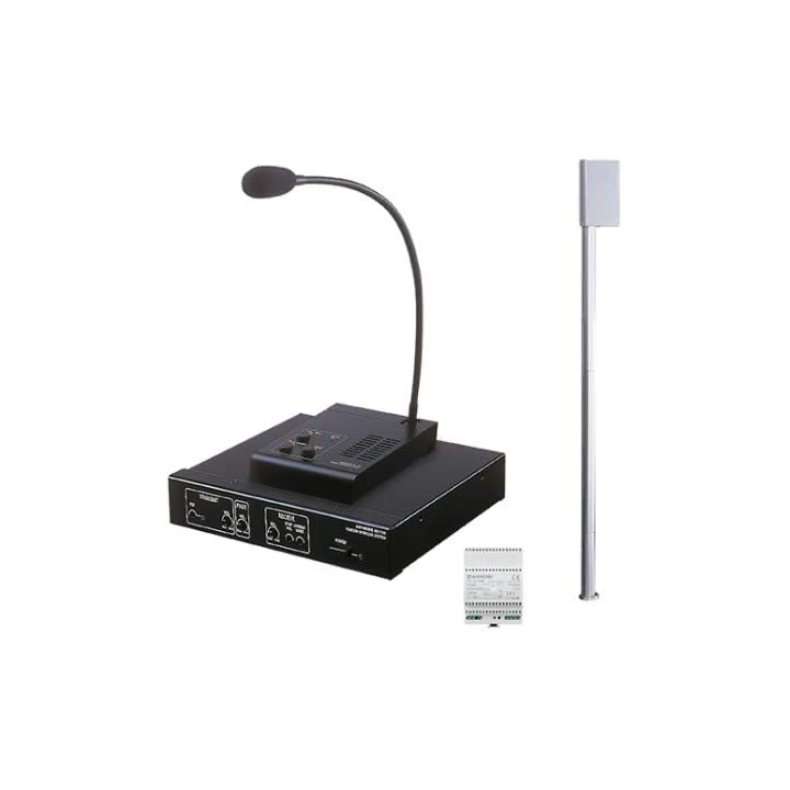 Kit Interphone De Guichet Avec Micro Flexible Côté Service Et Tu