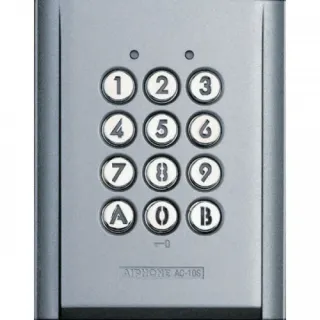 Clavier Saillie, Zamak, Rétro Éclairées 100 Codes 2 Relais 12/24 Vca-Cc