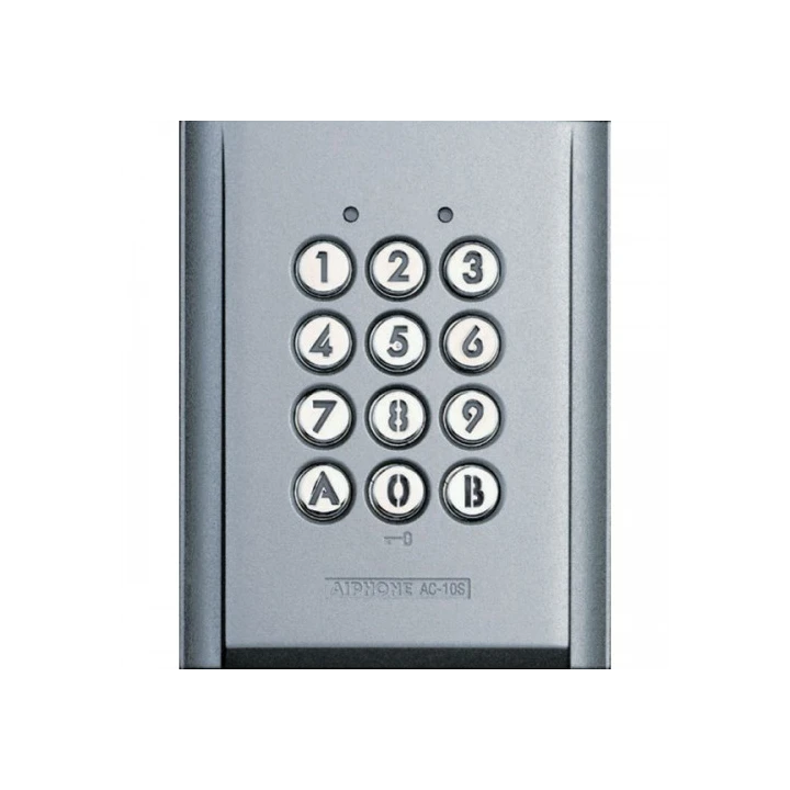 Clavier Saillie, Zamak, Rétro Éclairées 100 Codes 2 Relais 12/24 Vca-Cc