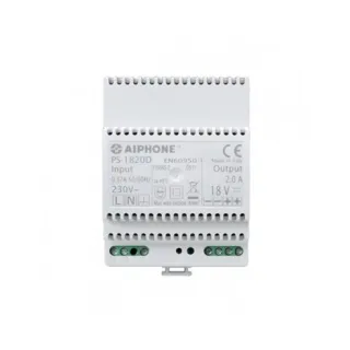 Alimentation Modulaire 230 Vac / 18 Vcc - 2 A, Fixation Rail Din 4 Modules
