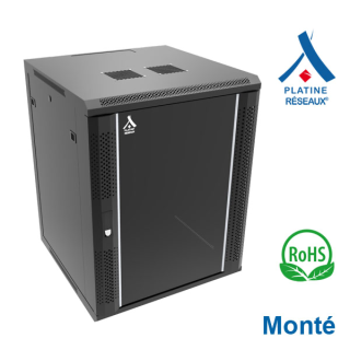 (REMPL 11566MSV)-COFFRET MURAL 19'' 15U  monté 600x600x769-71241