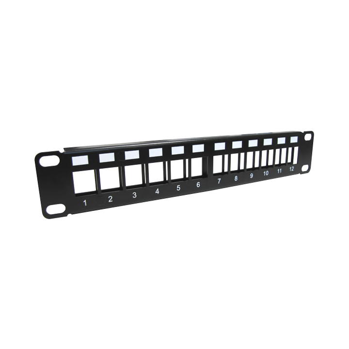 Panneau De Brassage 10" Keystone 12 Ports
