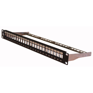 PANNEAU NON EQUIPE 24 PORTS FTP A ACCROCHE KEYSTONE 1U*