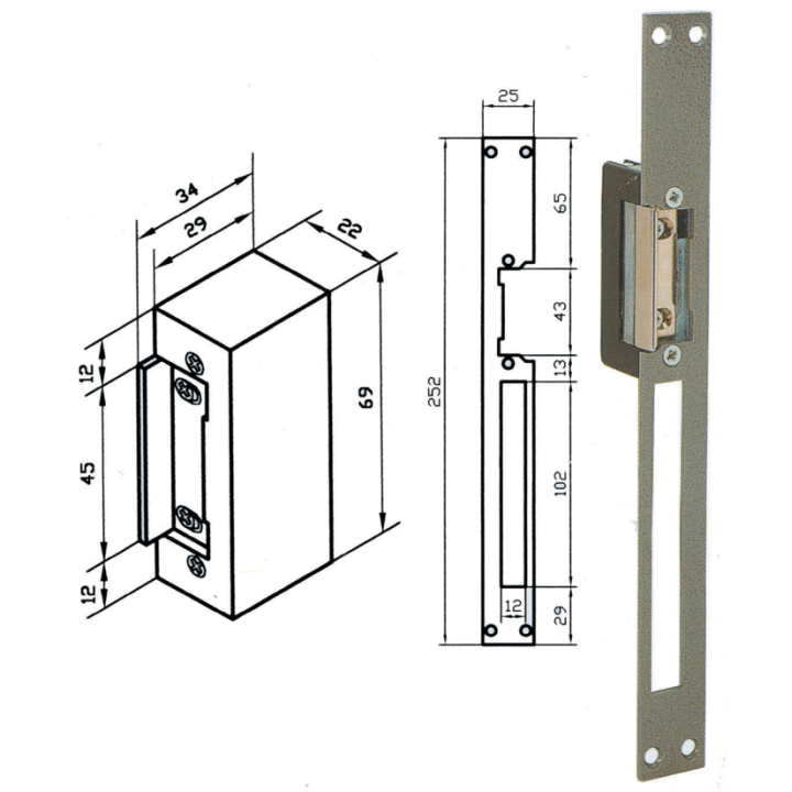 Mécanisme CI pour Beugnot C 12 V CC