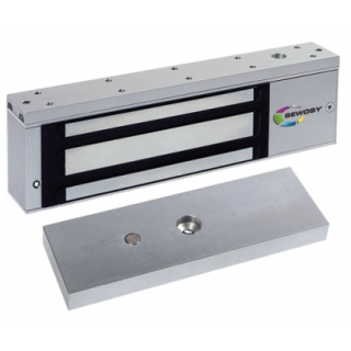 Ventouse électromagnétique à encastrer 500 daN 12-24V DC+CTC