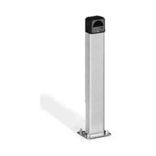 Colonnette en aluminium anodisé naturel H:0,5m