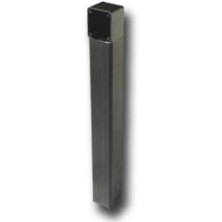 Colonnette en aluminium anodisé noir H:0,5m