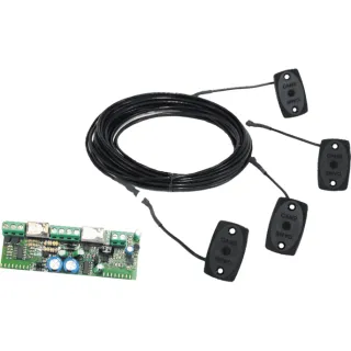 Porte Automatique Double Jeu Microphotocellules Encastrer