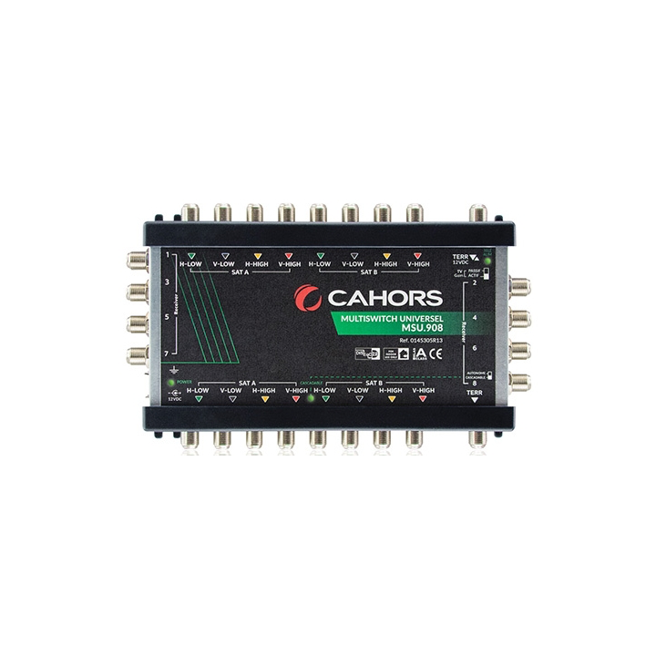 Multiswitch Compact Terminal Ou Cascadable 9 Ent/ 8 Sorties