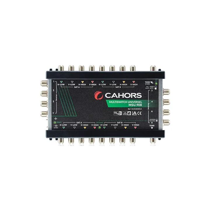 Multiswitch Universel Eq. Configurable - Terminal / Cascadable, Ter Actif / Passif