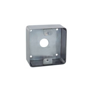 BOÎTIER APPLI ACIER INOXY 82,5X82,5X38/42MM POUR PLAQUE 80X80MM*