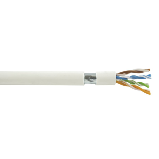 CABLE F/UTP 4P CAT6 BLANC LSZH 305M