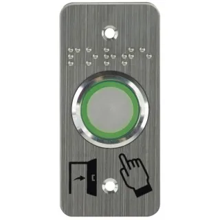 Bouton P. Pmr Acier Inox Deq.25 Mm Halo B/V Et Buzzer Relais Temporisé + Ssp125