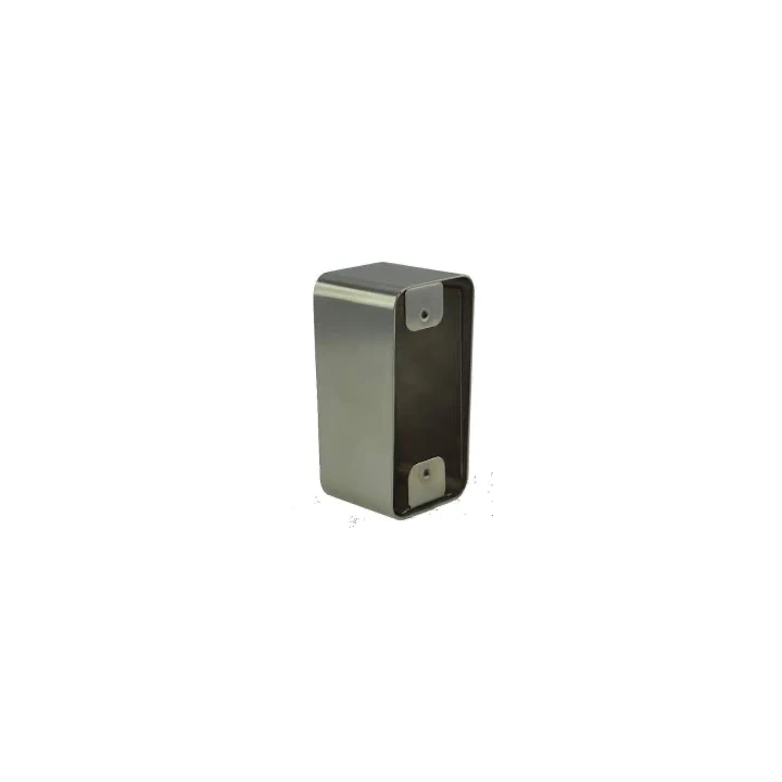 Boîtier Acier Inoxydable 42 X 87 X 38/42 Mm Pour Plaque 39,5 X 84,5 Mm