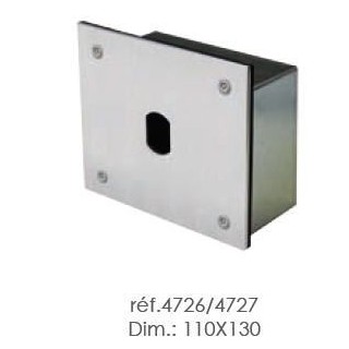 PLATINE INOX POUR LECTEUR VIGIK