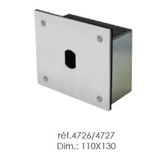 Platine Inox Pour Lecteur Vigik