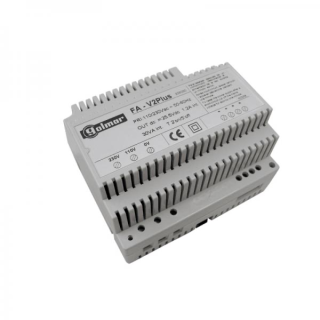 Alimentation Modulaire Bus V2Plus 2 Fils 25.5 Vcc / 30 Va, 6 Modules Din