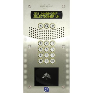 PACK COMPLET V4 encastré 200 noms INOX gestion 1 porte