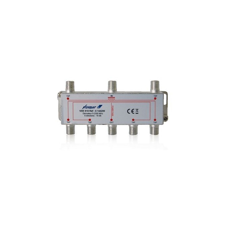 DERIVATEUR ULB    40-2400MHz   6 directions  -25dB