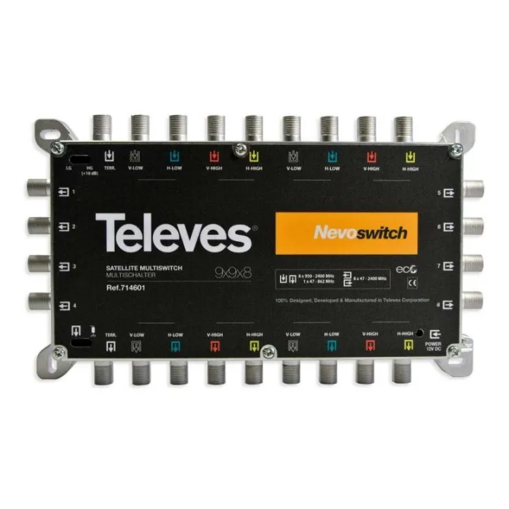 Nevoswitch 9X9X8 "F" Terminal/Cascadable