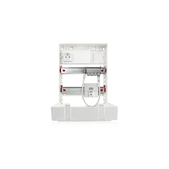 Tableau De Communication 351 Saillie G3 1P 4 Rj Cat6A Dti Capot