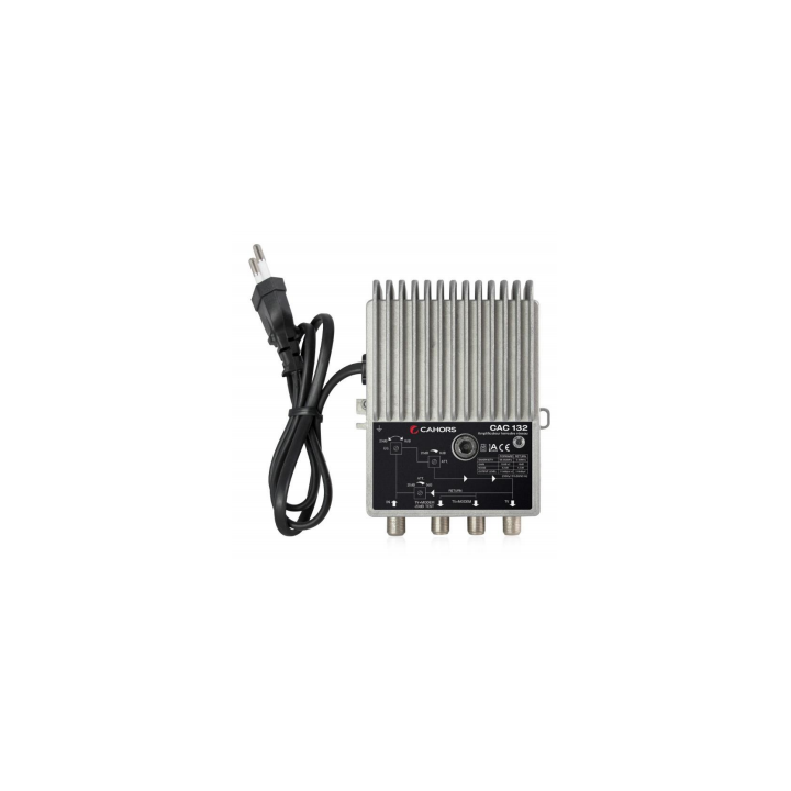 Ampli Colon(2x)32dB+pente 20dB-115dBuV-VR 5-65MHz Active 0-18dB*