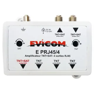 Amplificateur Hf/Rj45 Pour Distribution Sur Réseau Ethernet