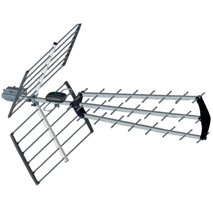 Antenne UHF Tri AZUR 700-Large bande UHF 21/48-Gain 13,5 dBi-L:*