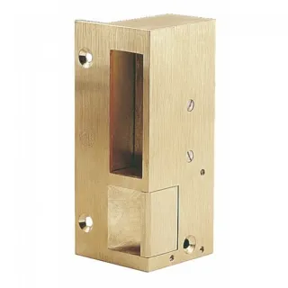 Gâche N° 3 Droite Tirant Contact Stationnaire 12 V Ac/Dc