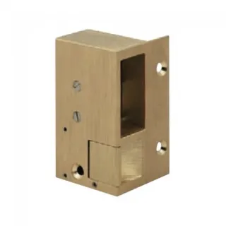 Gâche N° 1 Gauche Tirant Contact Stationnaire 12 V Ac/Dc