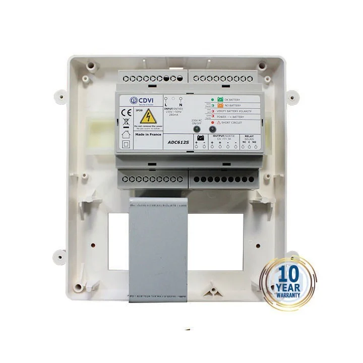 Alimentation Secourable 12V Dc-5A-Led Et Relais-Boîte Métal