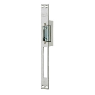 Gâche symétrique 10/24V 2 t tetiere inox double
