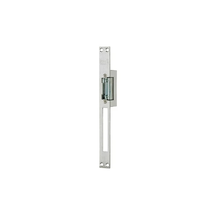 Gâche Symétrique Émission 1 Temps 10/24V Ac/Dc 67Mm + Têtière Inox