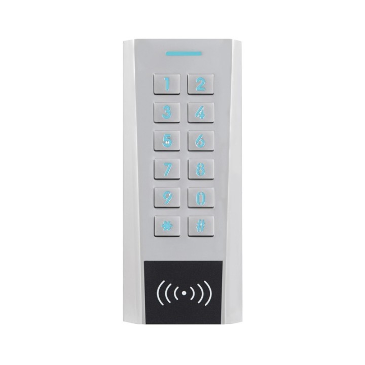 Clavier Ier/Lecteur Rfid Axk4 Métal Ip66 125 Khz Emètre12/24V Ac/Dc 2R