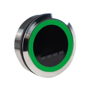 Capteur Ir Pilotable D. 38 Mm 12/24V Dc Halo R/V/B Chenillard O. Et Buzzer