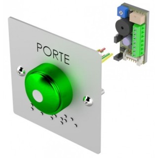 BP CHAMPIGN+PLAQUE ETROITE PORTE ET BRAILLE PORTE+BUZZER LED