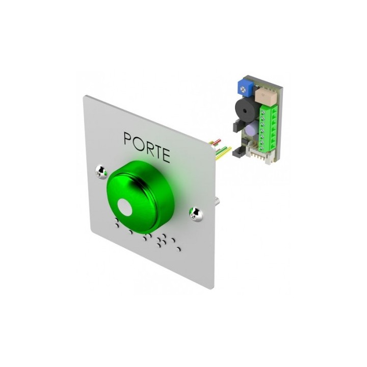 BP CHAMPIGN+PLAQUE ETROITE PORTE ET BRAILLE PORTE+BUZZER LED