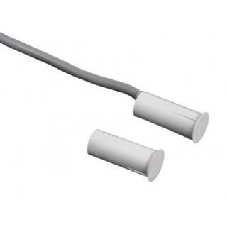 Contact magnétique cylindrique 3 fils 2 m menuiserie bois