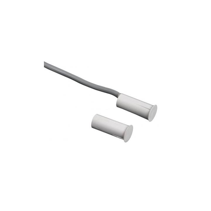 Contact magnétique cylindrique 3 fils 2 m menuiserie bois