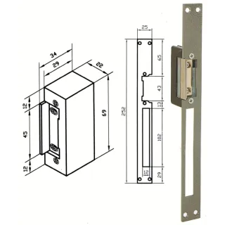 Mécanisme Ca Pour Beugnot C 12 V Ac/Dc